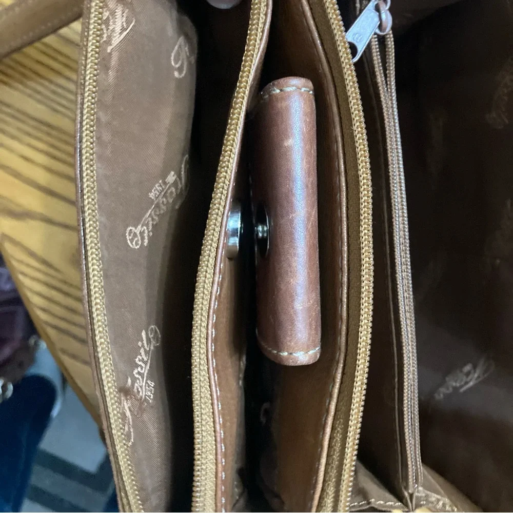 Fossil Tan Leather Men's Messenger Bag